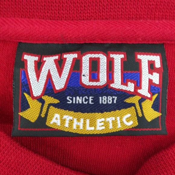 Sailing Sweatshit Mens Medium Red Long Sleeve Embroidered - Picture 5 of 9